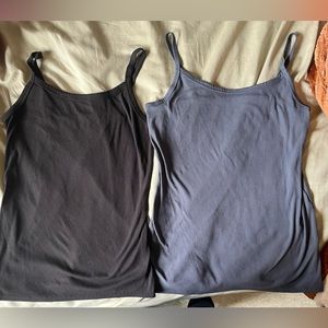 NOBO EUC Ribbed stretchy layering cami set- size L and XL